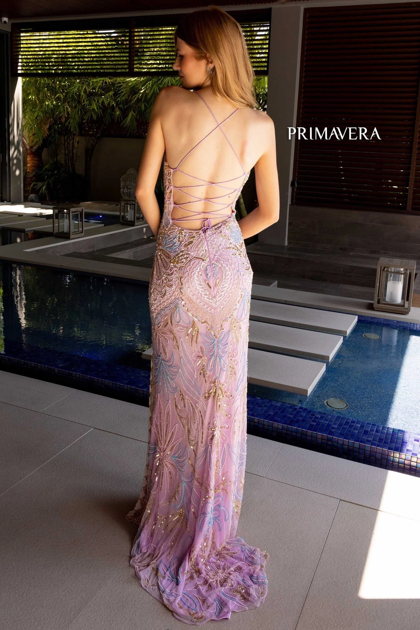 4156 - Primavera - Vintage Inspired Beaded Gown - Image 19