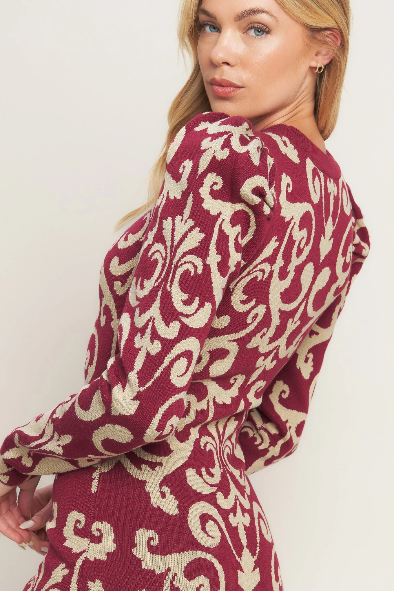 BASK IN LOVE SWEATER MINI DRESS - Image 4