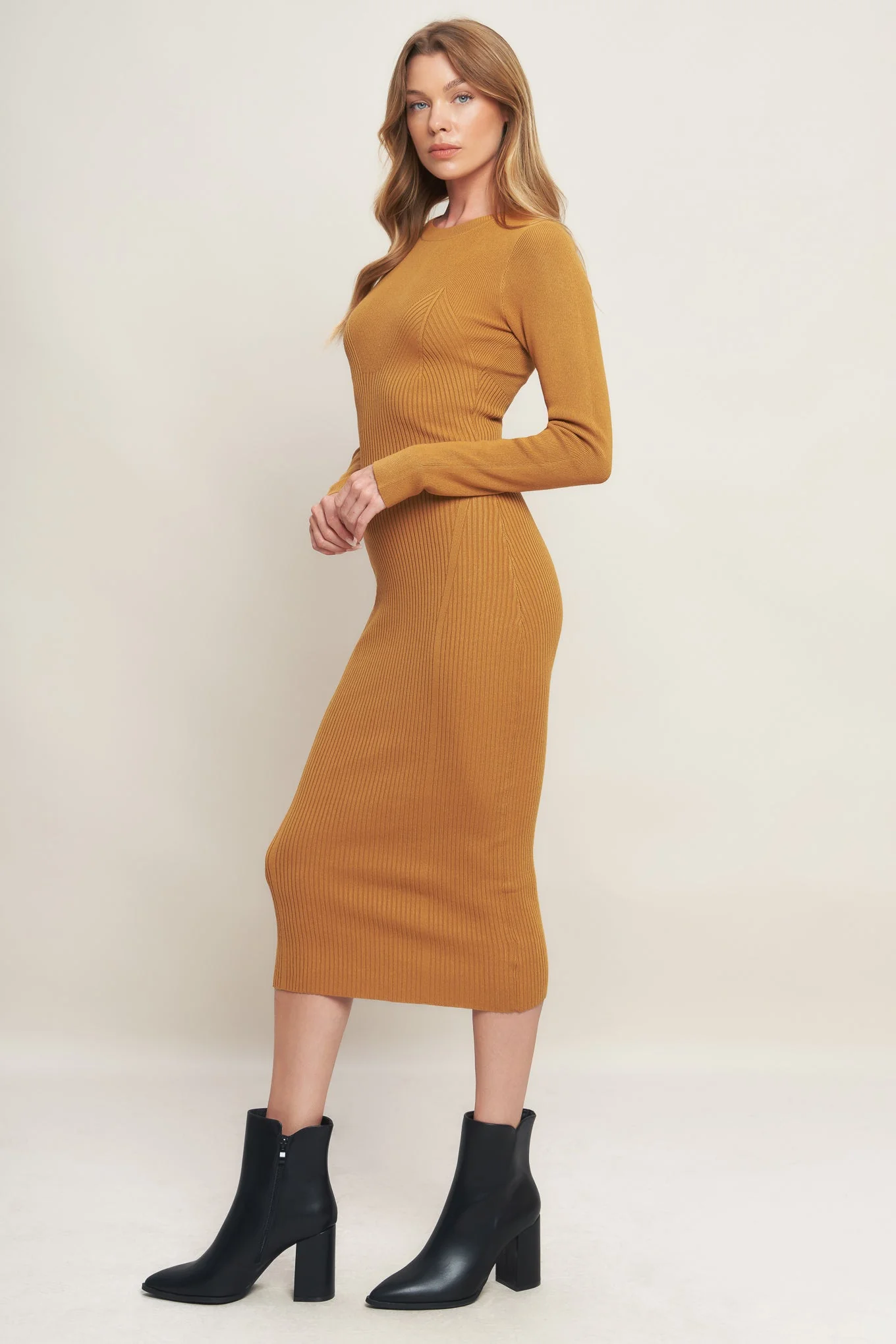 BE WITH YOU SWEATER MIDI DRESS - Image 8