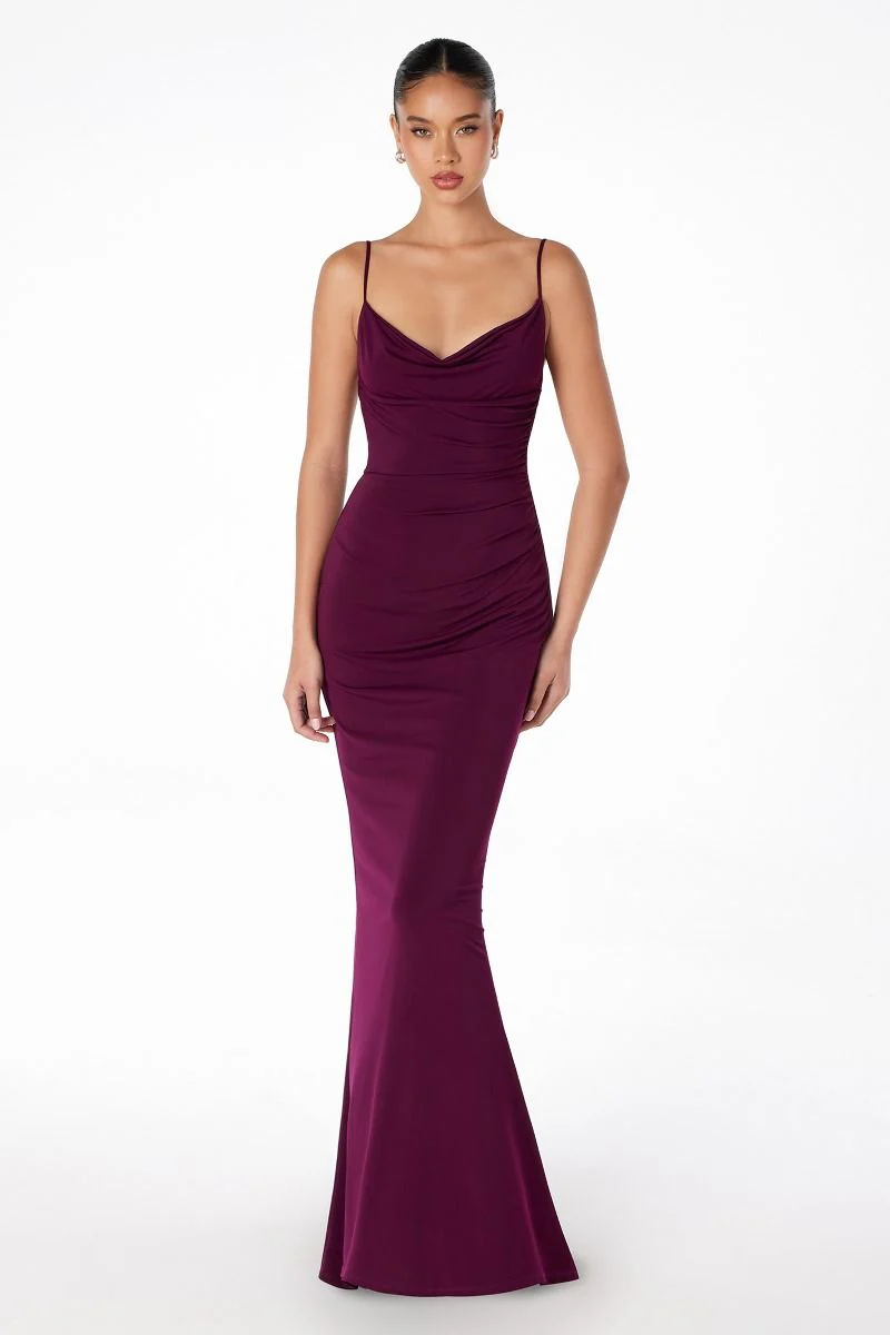 Bette Lace Back Draped Maxi Dress - Image 18