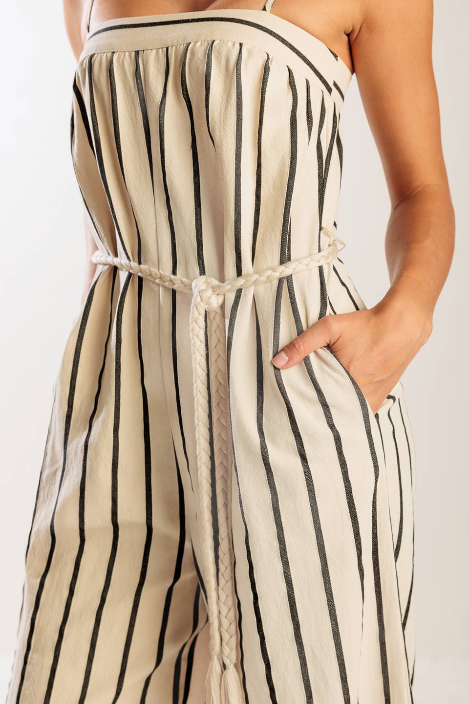 Brady Striped Jumpsuit - Image 4
