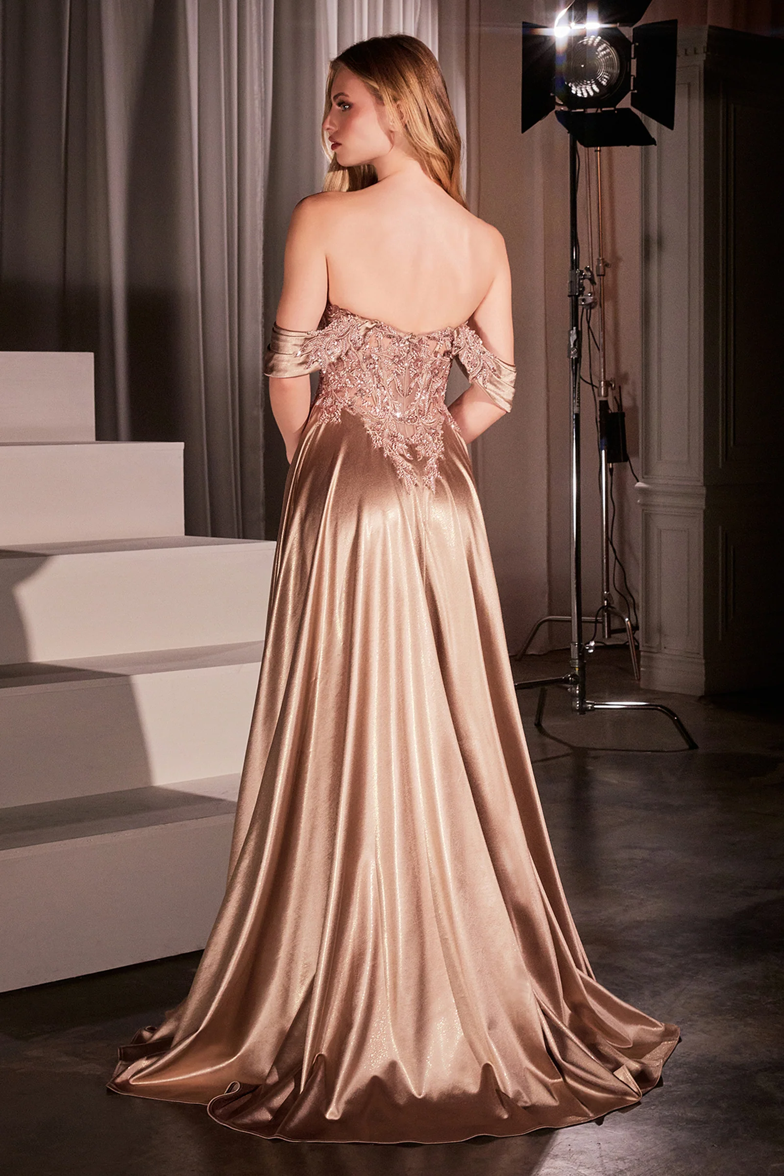 Bronwyn Gown - A-Line Dress With Removable Straps - Image 11