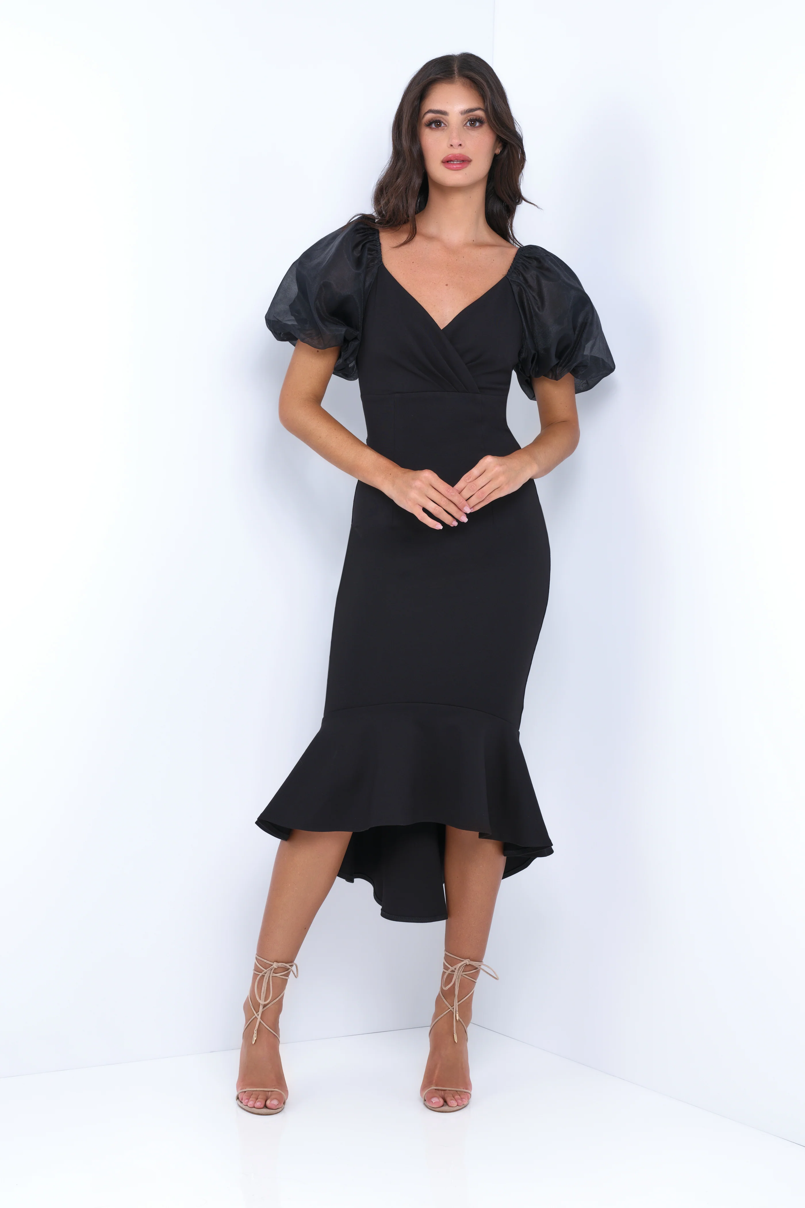 Diana Midi Dress - Black - Image 3
