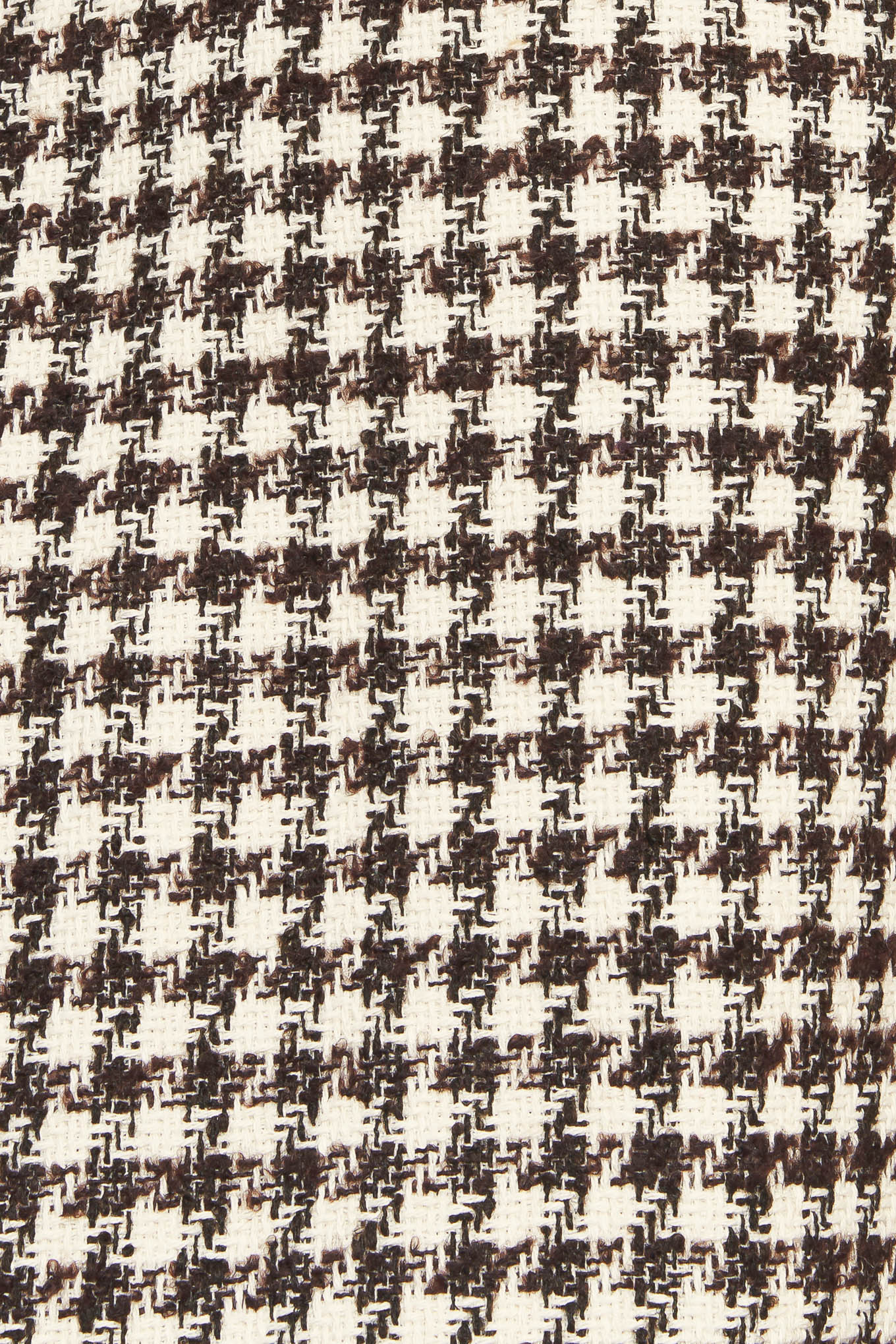 ELEGANT CHECK BROWN TWEED MINI DRESS - Image 7