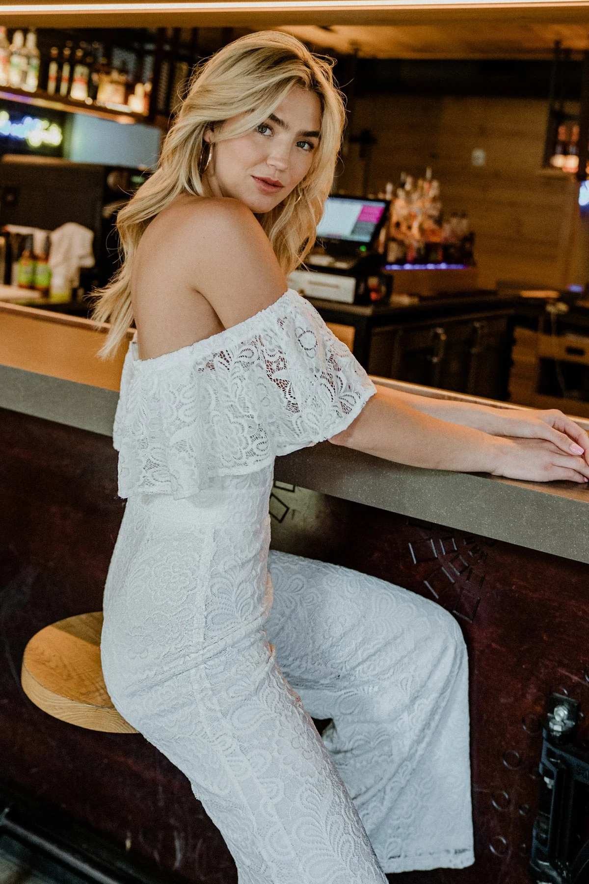 FATE INTERVENES WHITE LACE JUMPSUIT - Image 3