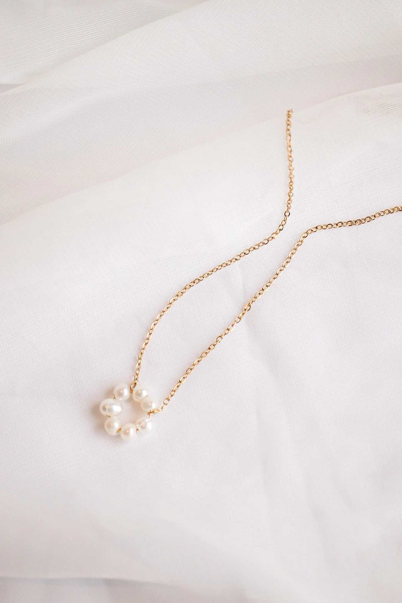 Lucy Necklace in Freshwater Pearl - Image 6