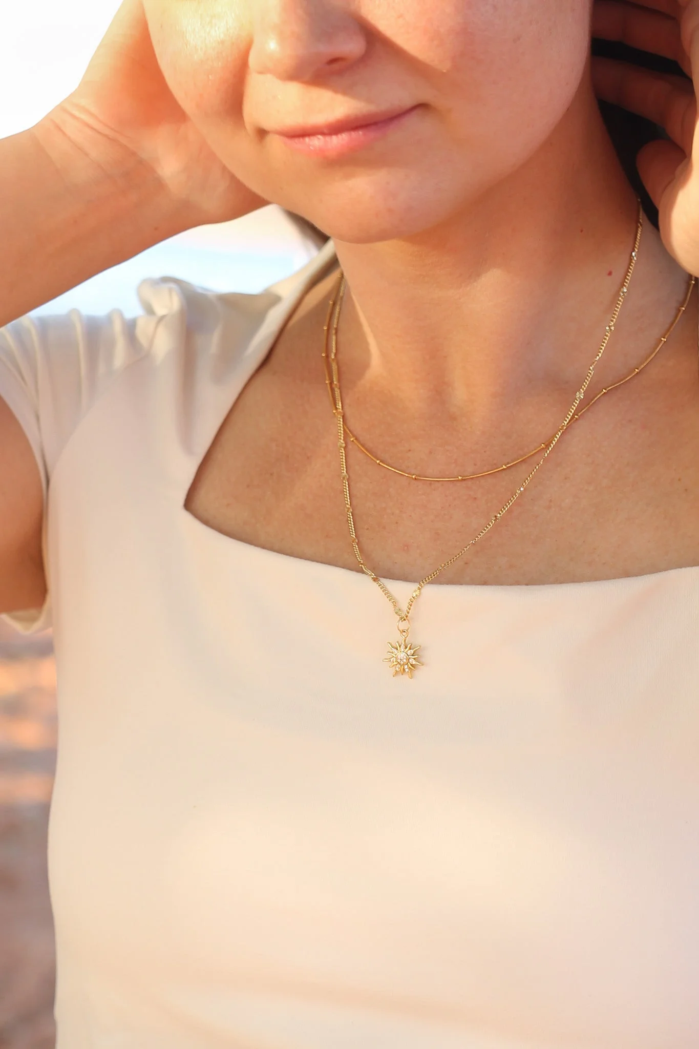 Maddie Necklace in Gold - Image 8