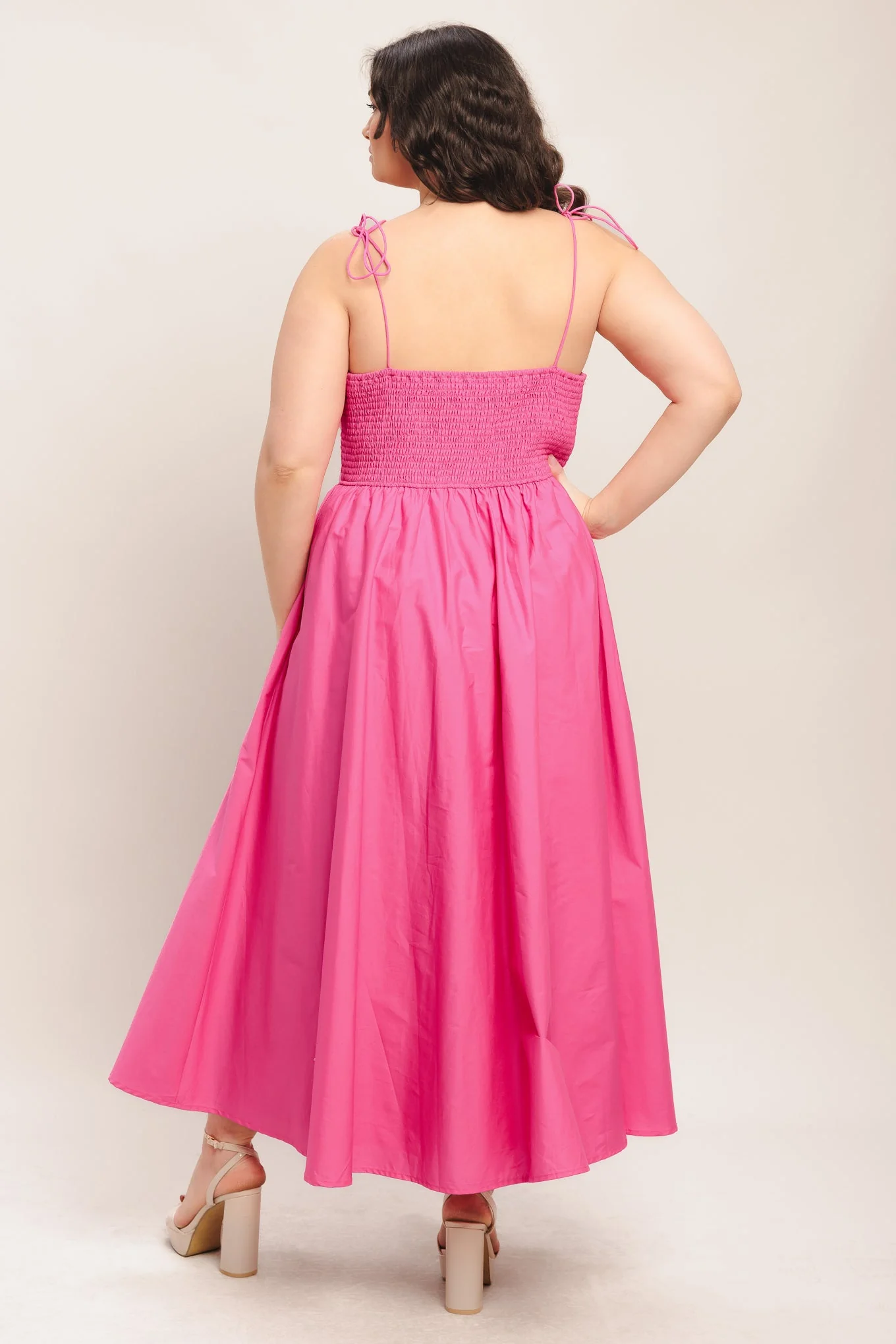 PRETTY IN PINK MIDI DRESS - Image 8