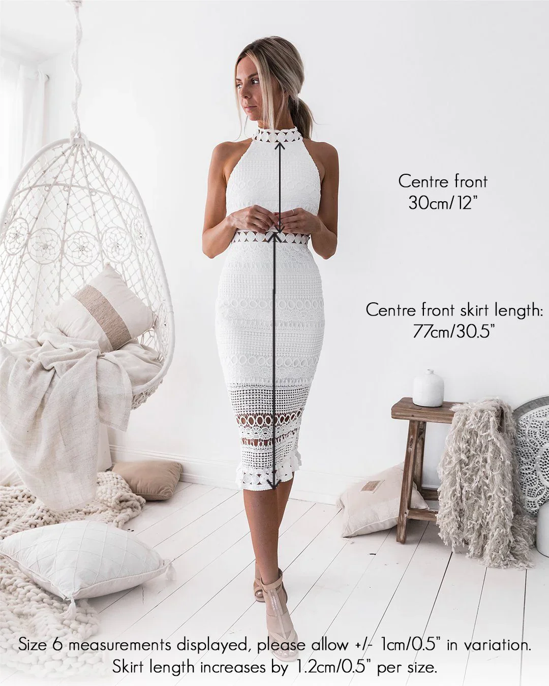 RIVERS MIDI DRESS - MAUVE - Image 4