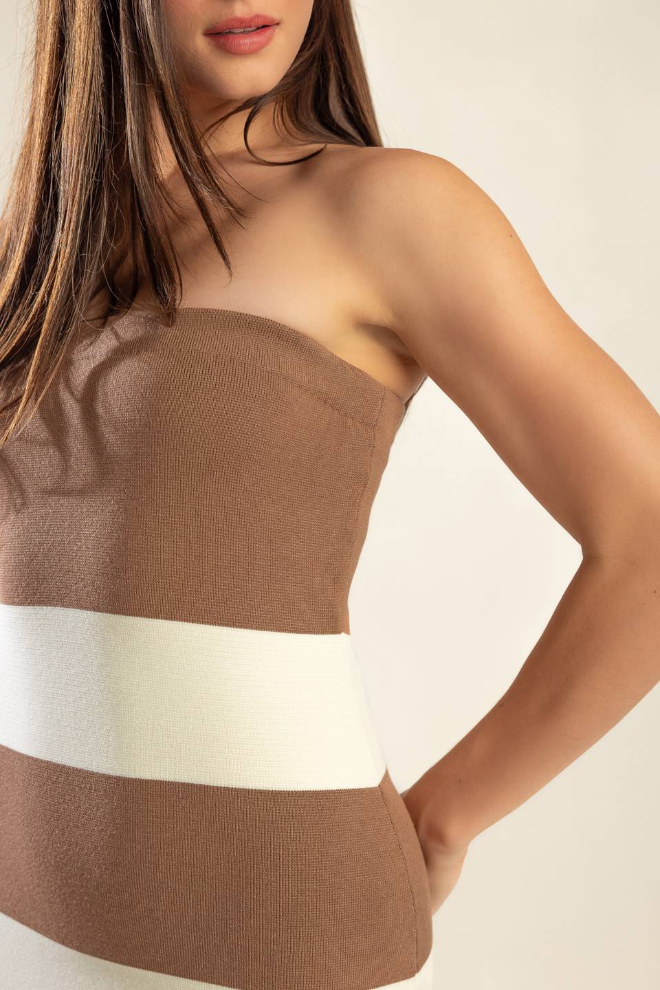 ROMANTIC AFTERNOON - STRAPLESS KNIT DRESS - Image 18