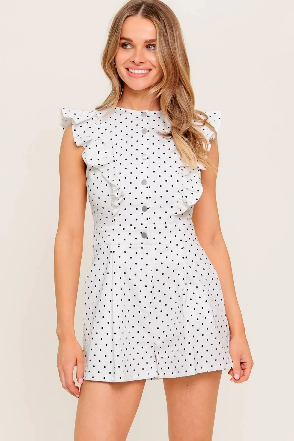 SUNNY MOOD POLKA DOT ROMPER - Image 5