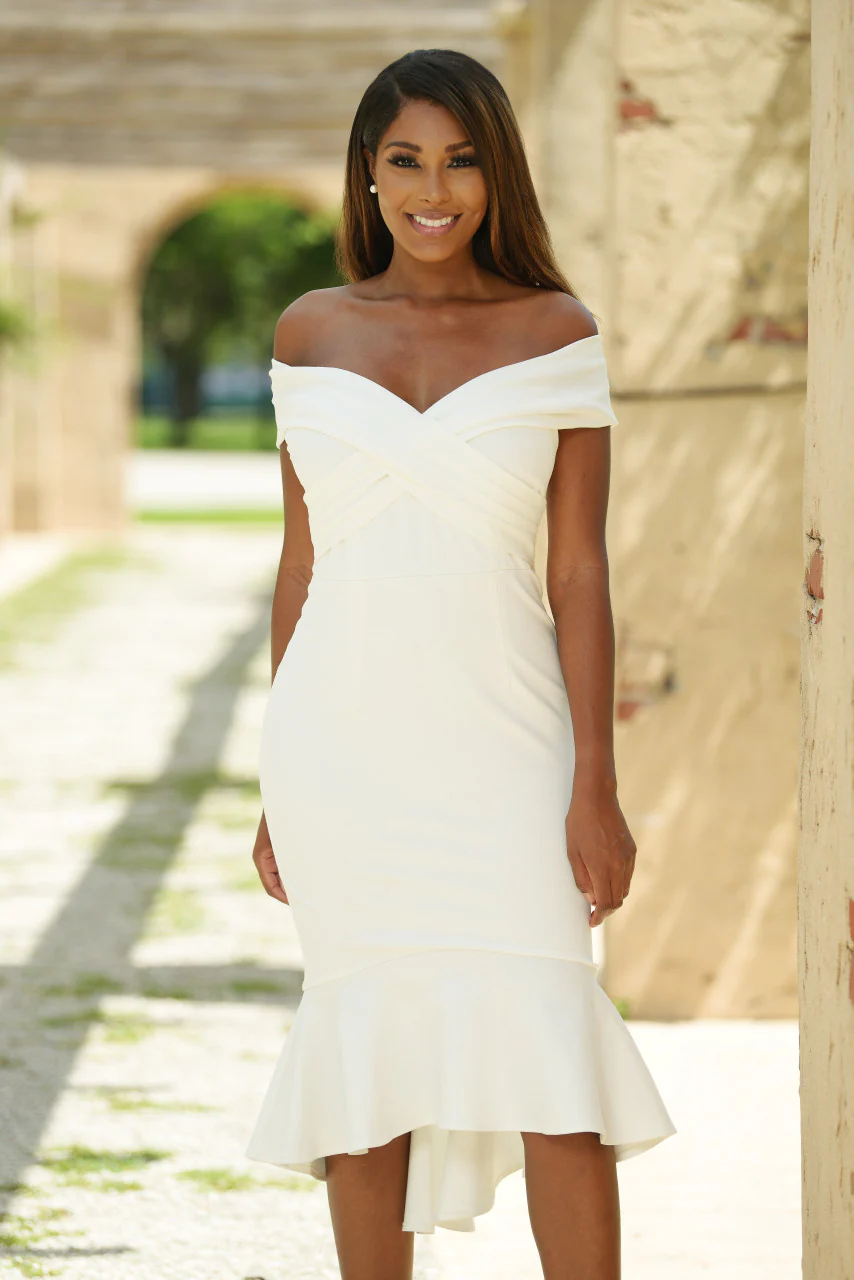 Brienne Dress - White - Image 4