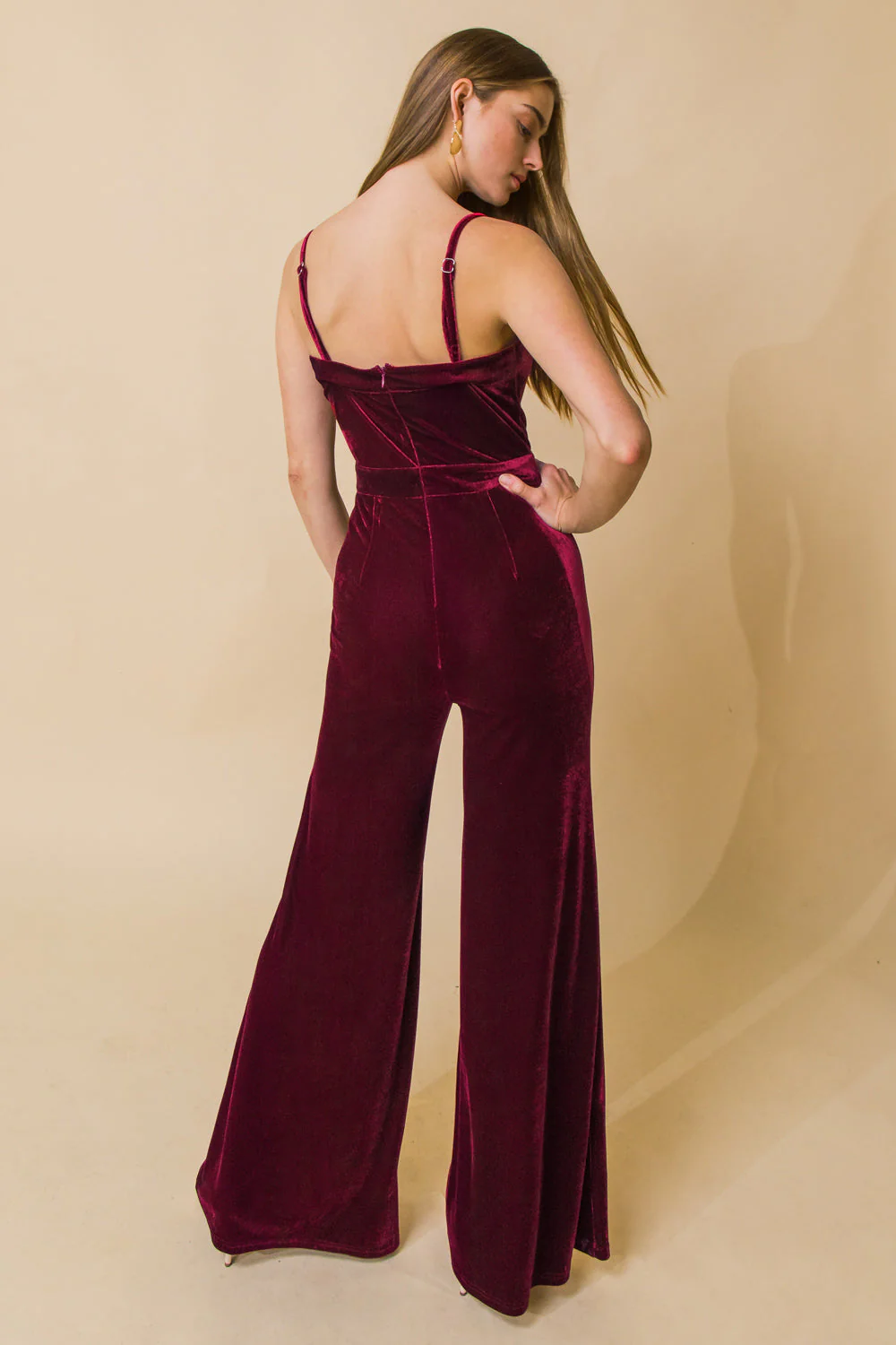 TWILIGHT HOUR VELVET JUMPSUIT - Image 13