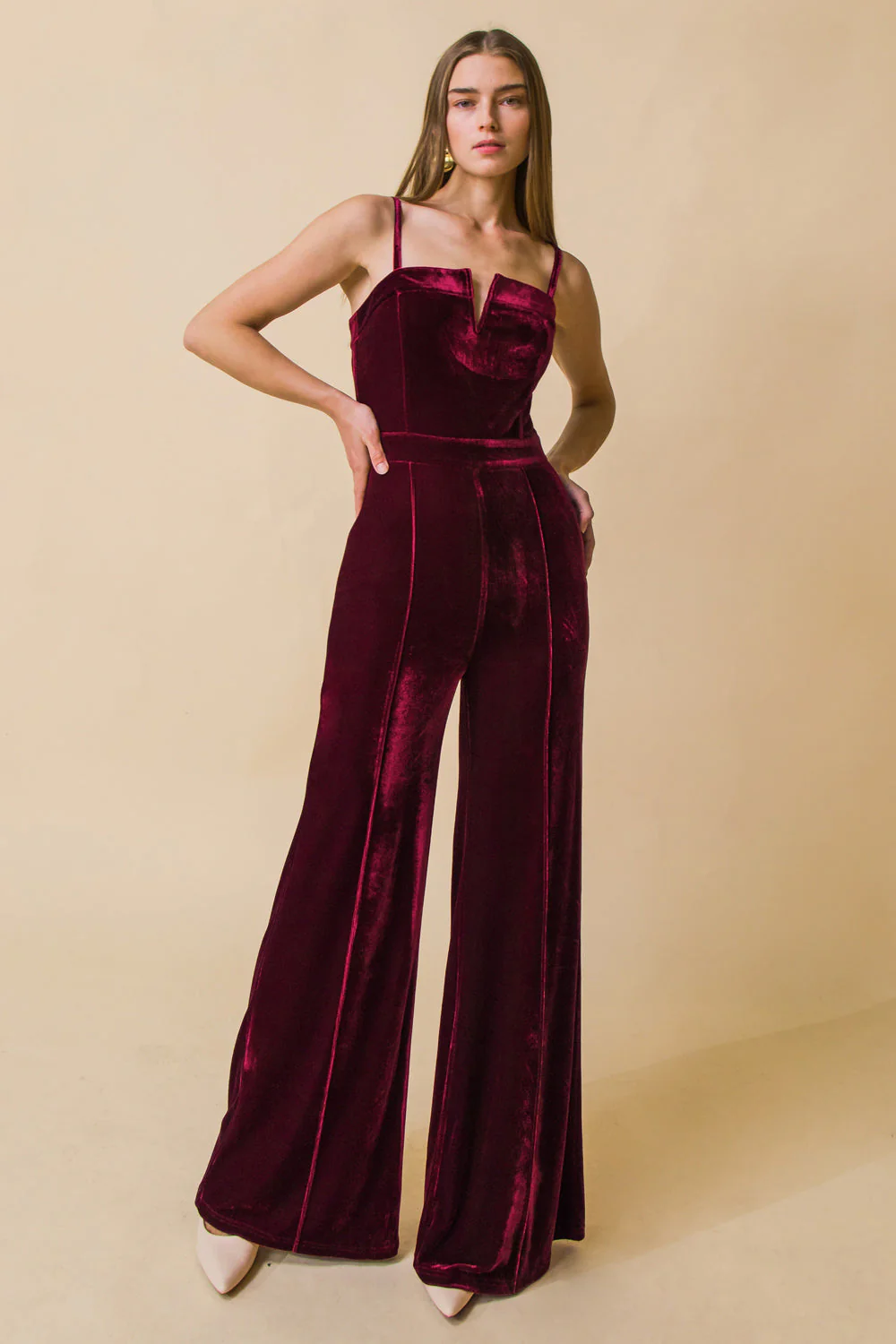 TWILIGHT HOUR VELVET JUMPSUIT - Image 14